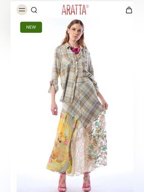 Anthro Aratta Western Babe skirt and top